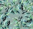 Olive Seamless Pattern