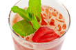 strawberry cold tea