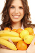 Photo: Frau mit Obst Frau mit Obst