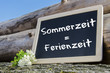 sommerzeit ist ferienzeit