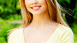 Photo: beautiful girl in a summer park beautiful girl in a summer park