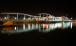 Night view of The Maremagnum Barcelona.Catalonia.Spain