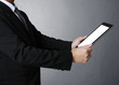 touch screen ,touch- tablet in hands