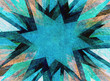 Blue grunge flash explosion