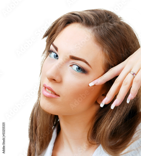 Photo: beautiful model face beautiful model face