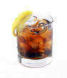 Photo: cocktail with ice cola whiskey cocktail with ice cola whiskey