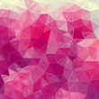 Abstract triangles vintage vector pink background