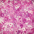 Abstract triangles vintage vector pink background