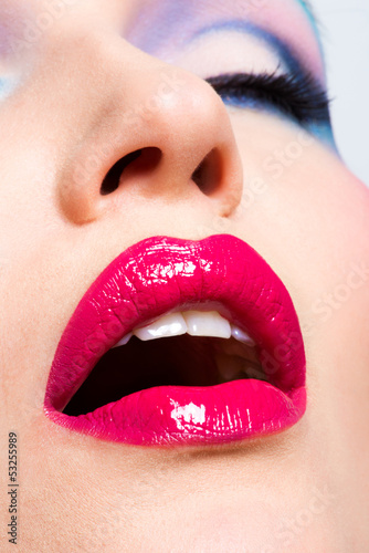 Photo: Beautiful sexy red lips Beautiful sexy red lips