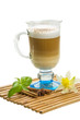 Coffee Late with Flower, mint, star-anise and cinnamon
