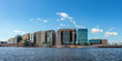 Photo: Panoramic image of modern Dutch buildings in Amsterdam Panoramic image of modern Dutch buildings in Amsterdam
