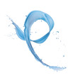 Blue splash