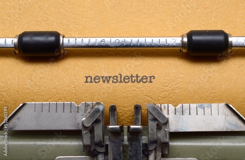 Photo: Newsletter Newsletter