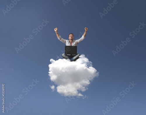 Photo: Success of a businessman Success of a businessman
