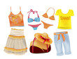 set of summer clothes for girls