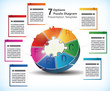 Vector: Seven sided presentation template Seven sided presentation template