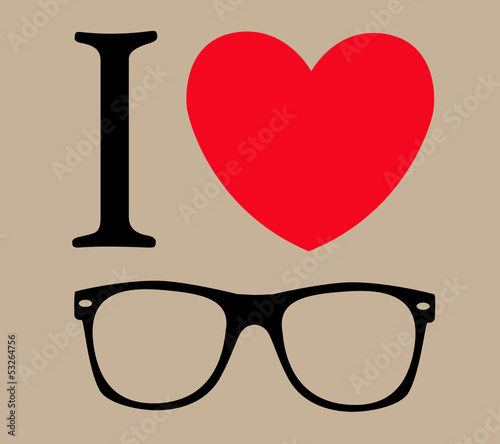 Vector: print I love sunglasses vector illustration background print I love sunglasses vector illustration background