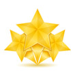 Vektor: Three Golden Stars Three Golden Stars
