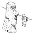 Stonehenge Vektor Illustration Silhouette