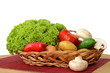 Vegetables in a basket