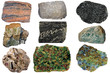 Selection of important metamorphic rocks