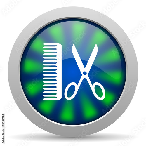 Illustration: barber icon barber icon