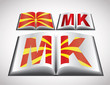 National Flag concept of Macedonia
