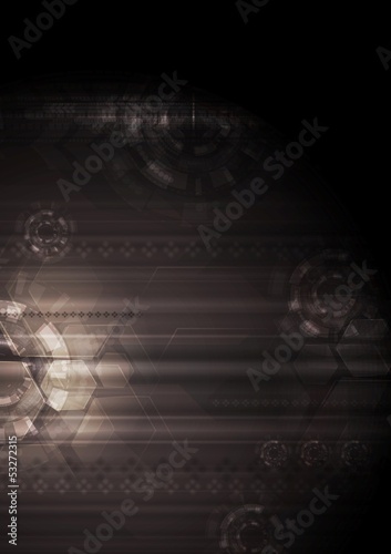 Vector: Dark modern hi-tech vector Dark modern hi-tech vector