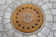 Stadtwappen auf dem Gullideckel