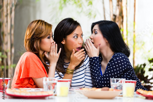 Photo: Asian women gossiping about things Asian women gossiping about things