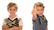 two twin boys