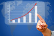 Sales Diagram - Global Business Success