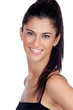 Photo: Attractive brunette girl with a pierced nose Attractive brunette girl with a pierced nose