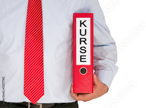 Photo: Kurse - Mann mit Ordner Kurse - Mann mit Ordner