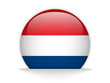 Netherlands Flag Glossy Button