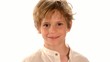 portrait of young boy showing thumbs up