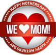 Illustration: Happy mother s day rubber stamp seal illustration Happy mother s day rubber stamp seal illustration