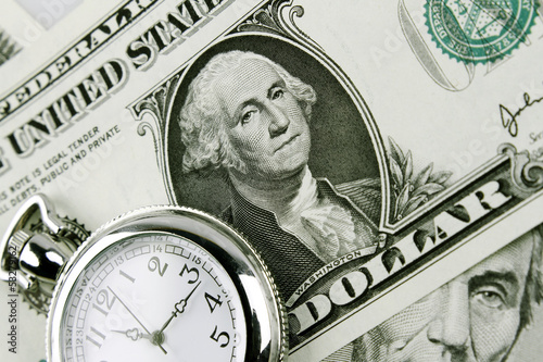 Photo: Time is money concept Time is money concept
