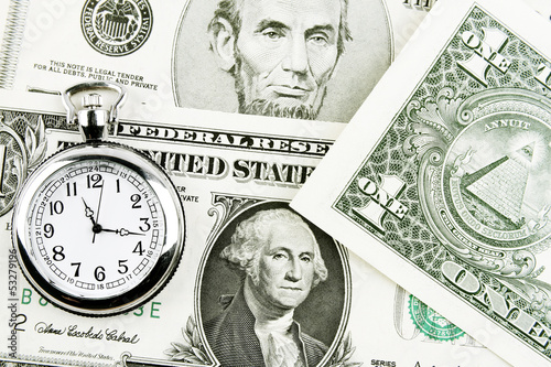 Photo: Time is money concept Time is money concept