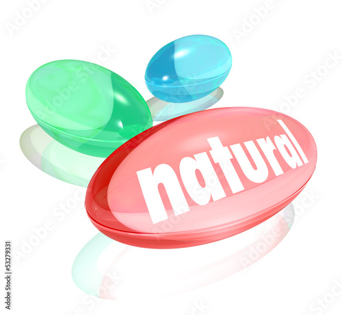 Illustration: Natural Organic Supplements Vitamins Healthy Life Improvement Natural Organic Supplements Vitamins Healthy Life Improvement