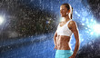 Young sportswoman
