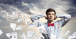 Photo: Handsome deaf businessman Handsome deaf businessman