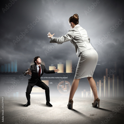 Photo: Business dispute Business dispute