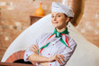Young woman cook
