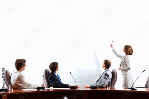 Photo: Business presentation Business presentation