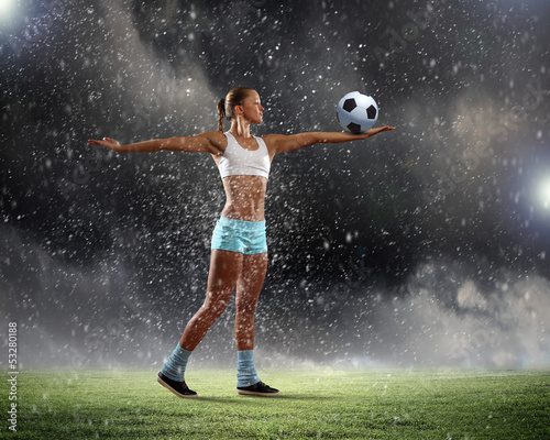 Photo: Sport young woman Sport young woman