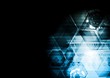 Dark blue technology vector background