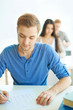 Student at lesson