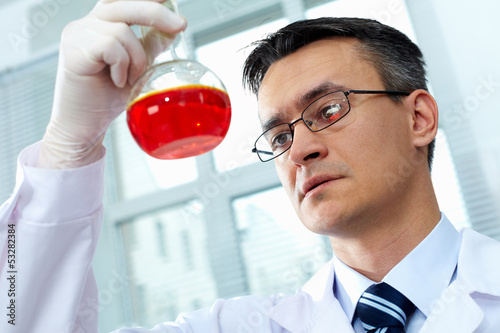 Photo: Chemist at work Chemist at work