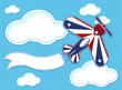 Vector: funny acrobatic airplane cartoon funny acrobatic airplane cartoon
